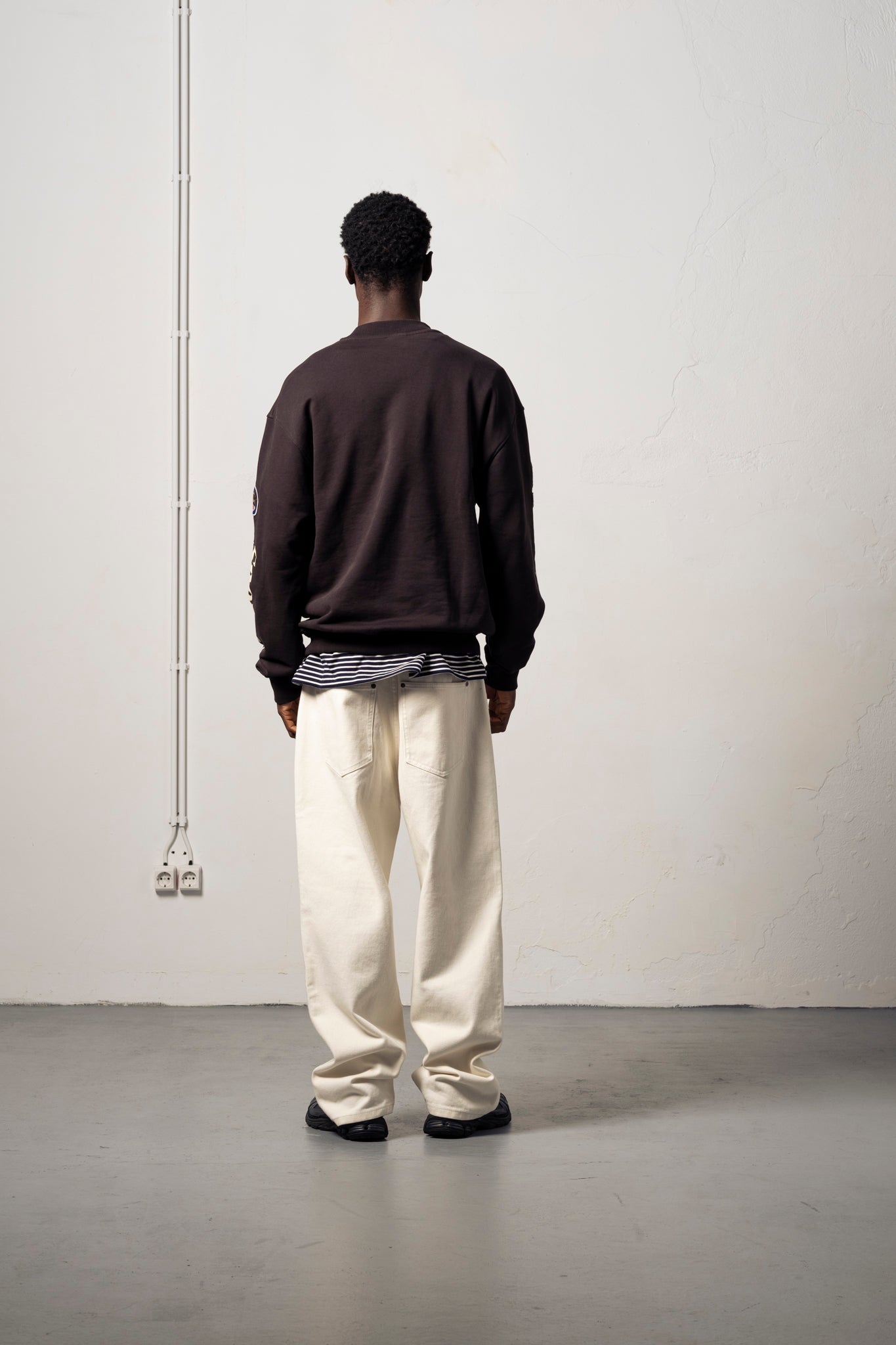 Goodies Sportive Multipatches Premium Crewneck - Black - Kubanna