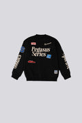 Goodies Sportive Multipatches Premium Crewneck - Black - Kubanna