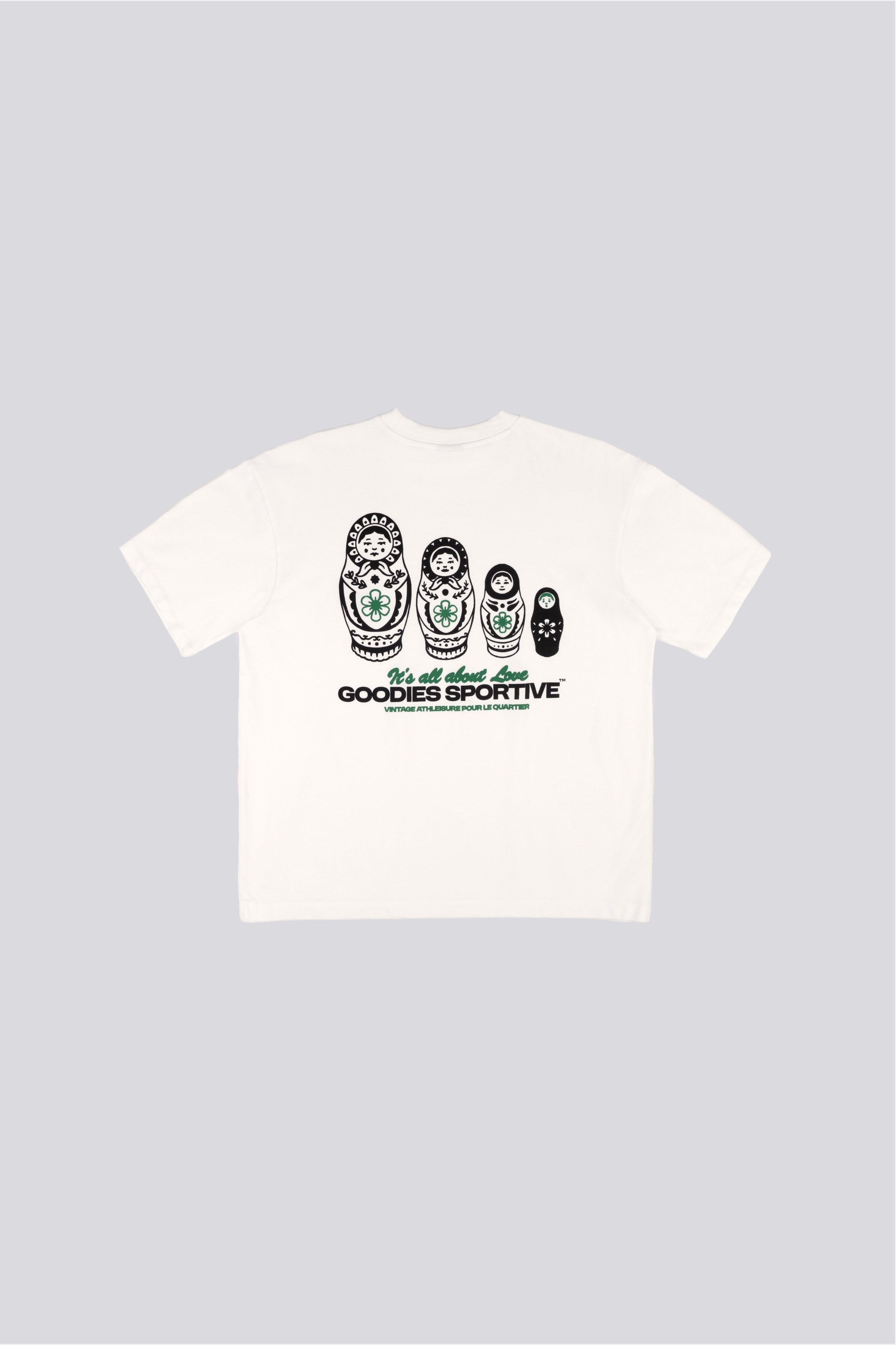 Goodies Sportive | No Time To Play T-shirt - White - Kubanna