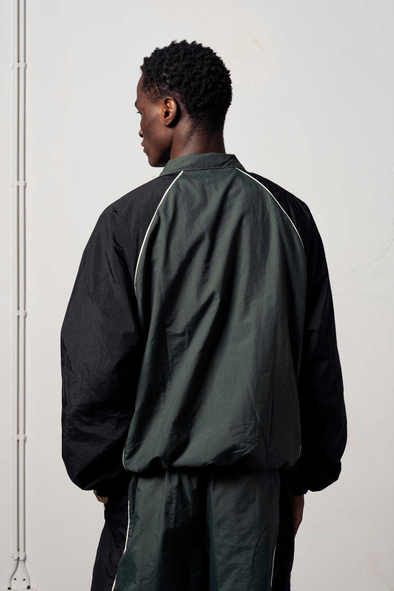Goodies Sportive Open Track Suit Jacket - Green - Kubanna
