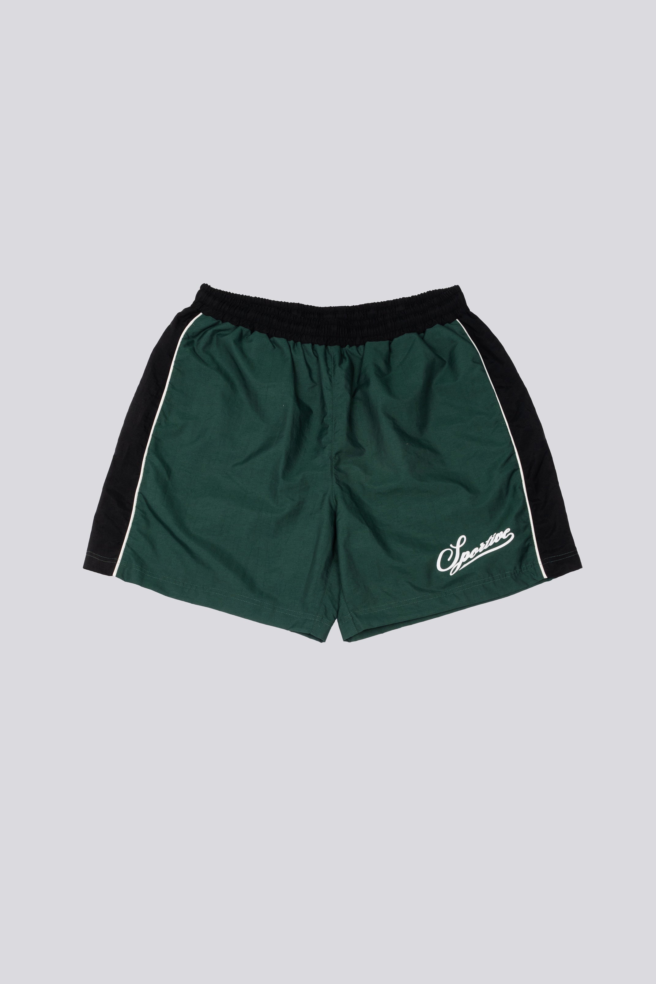 Goodies Sportive Open Track Suit Shorts - Green - Kubanna