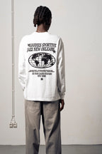 Goodies Sportive Radio Station L/S Shirt - White - Kubanna