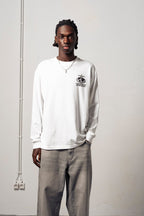 Goodies Sportive Radio Station L/S Shirt - White - Kubanna