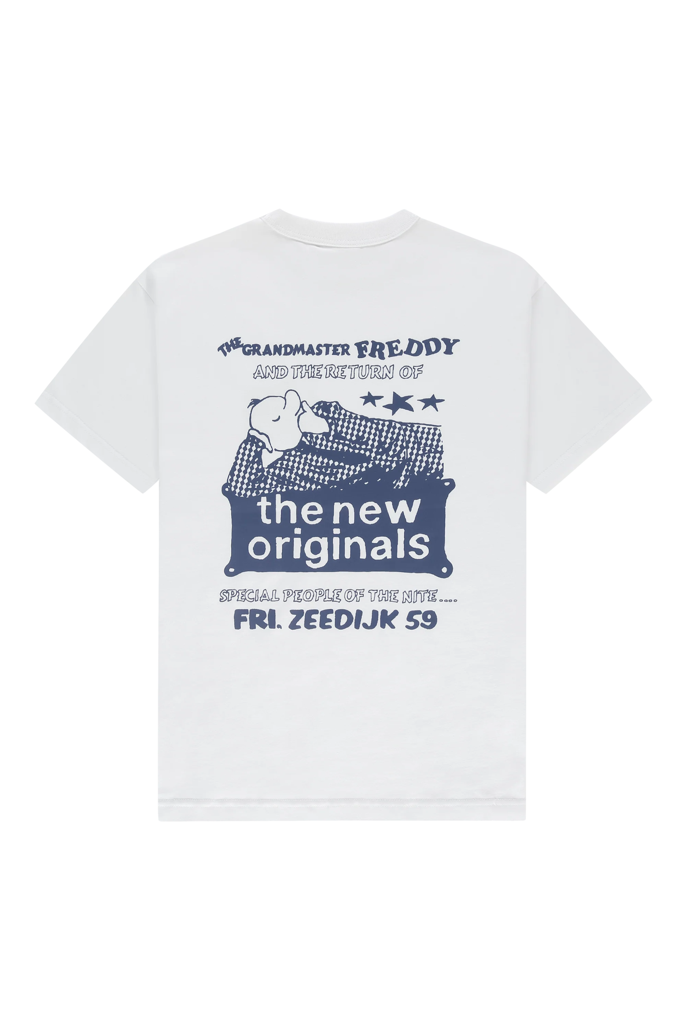 The New Originals Grandmaster Freddy Tee - White - Kubanna