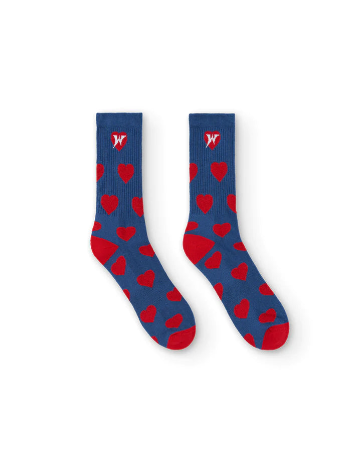 WANF Lovers Socks - Navy