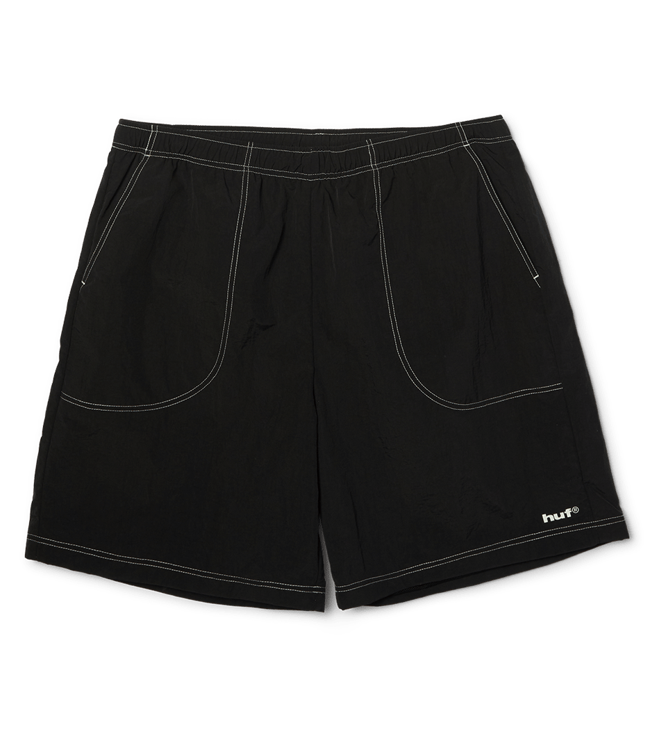 HUF 89 Contrast Easy Shorts - Black - Kubanna
