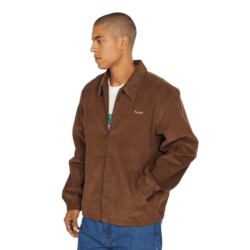 HUF 89 Corduroy Shop Jacket - Chocolate - Kubanna