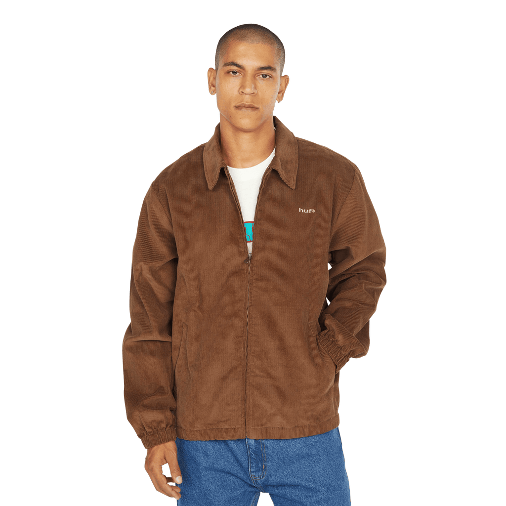 HUF 89 Corduroy Shop Jacket - Chocolate - Kubanna