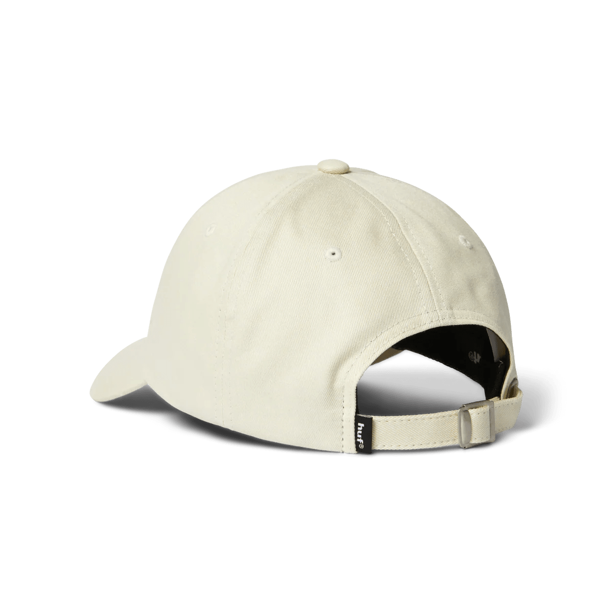 HUF | 89 Embroidered 6 - Panel Hat – Cream/Black - Kubanna