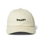 HUF | 89 Embroidered 6 - Panel Hat – Cream/Black - Kubanna