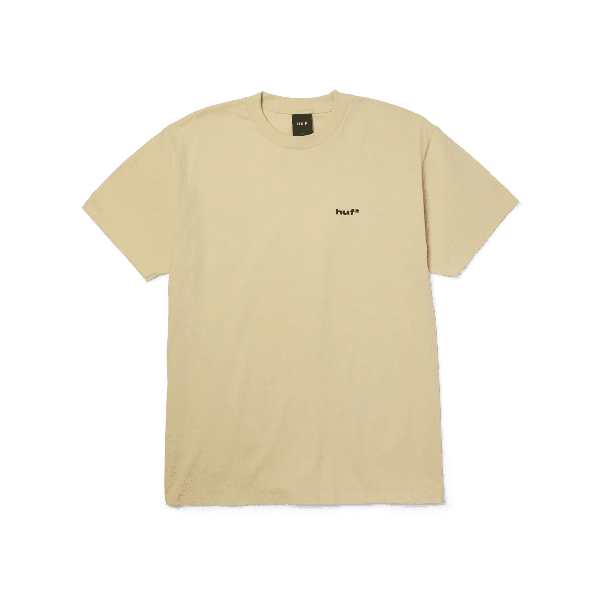 HUF | 89 Embroidered T-shirt – Cream/Black - Kubanna