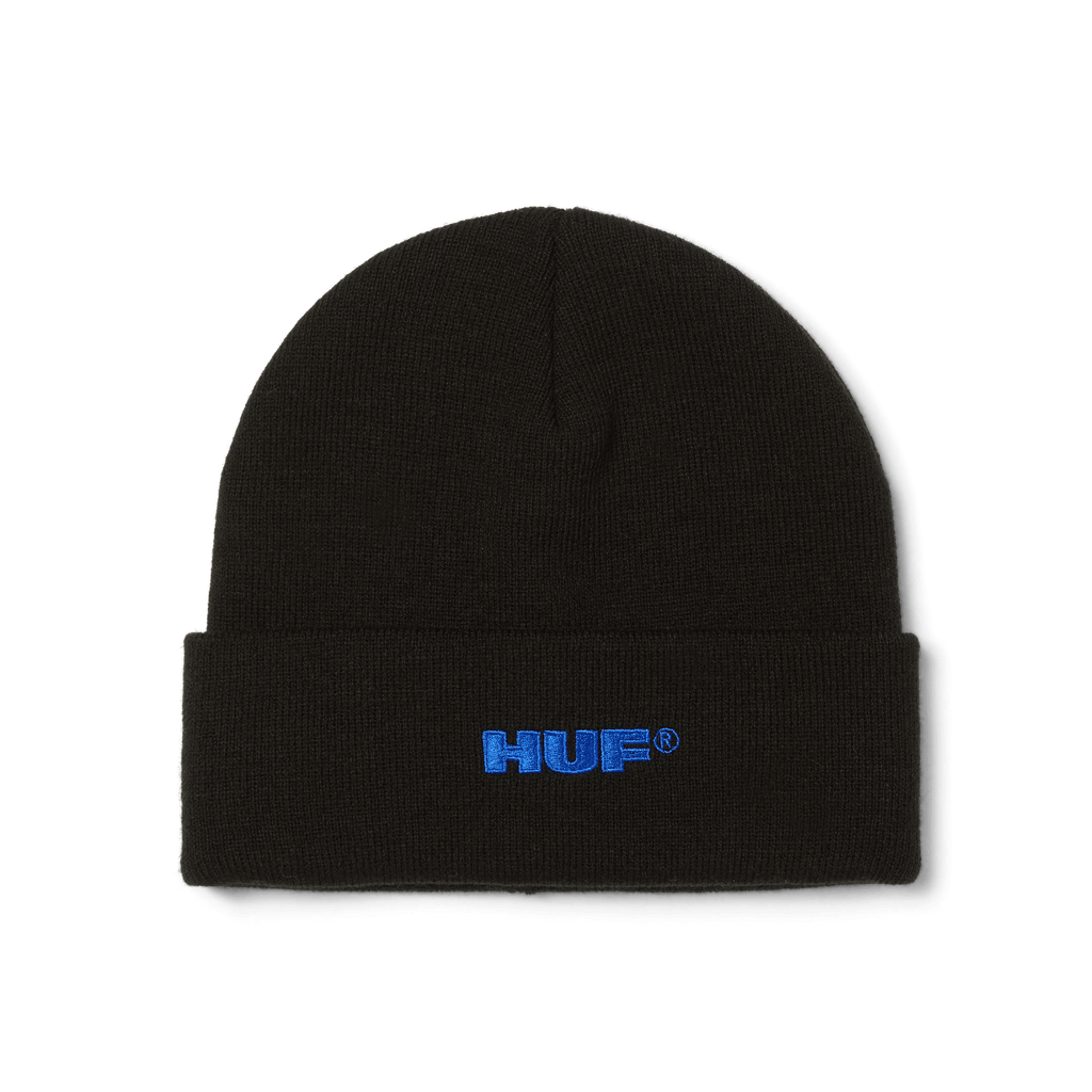 HUF All Caps Cuff Beanie - Black - Kubanna