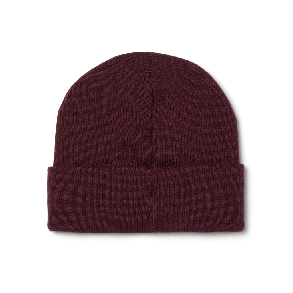 HUF All Caps Cuff Beanie - Burgundy - Kubanna