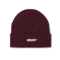HUF All Caps Cuff Beanie - Burgundy - Kubanna