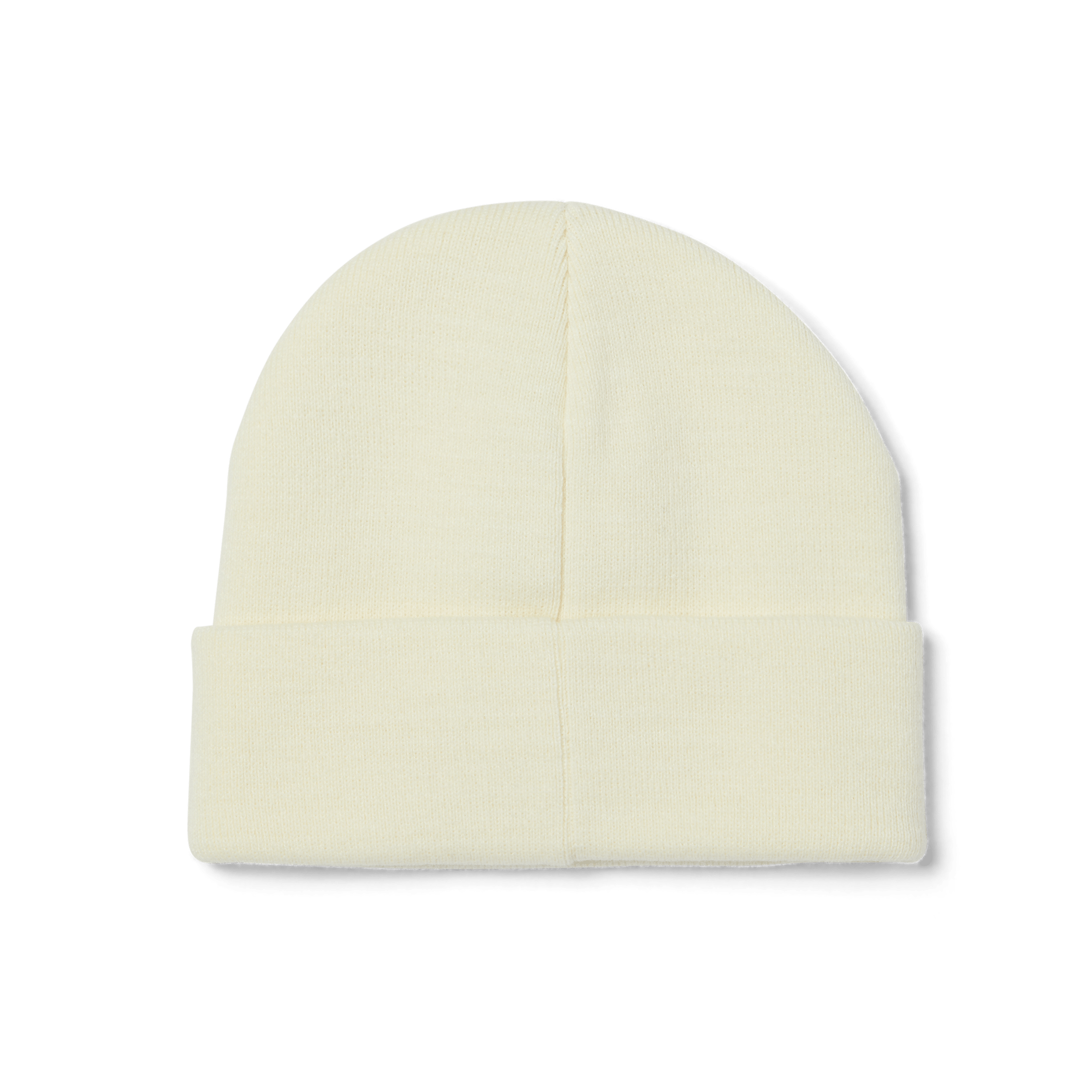 HUF All Caps Cuff Beanie - Cream - Kubanna