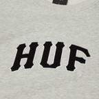 HUF Arch Applique Crewneck - Ash Grey - Kubanna