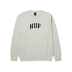 HUF Arch Applique Crewneck - Ash Grey - Kubanna