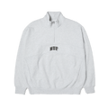 HUF Arch Enzyme 1/4 Zip Fleece - Heather Grey - Kubanna