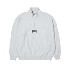 HUF Arch Enzyme 1/4 Zip Fleece - Heather Grey - Kubanna