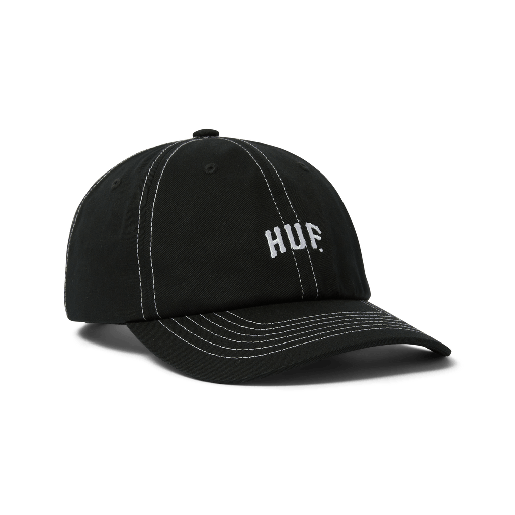 HUF Arch Logo 6 Panel Cv Hat - Black - Kubanna