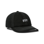 HUF Arch Logo 6 Panel Cv Hat - Black - Kubanna