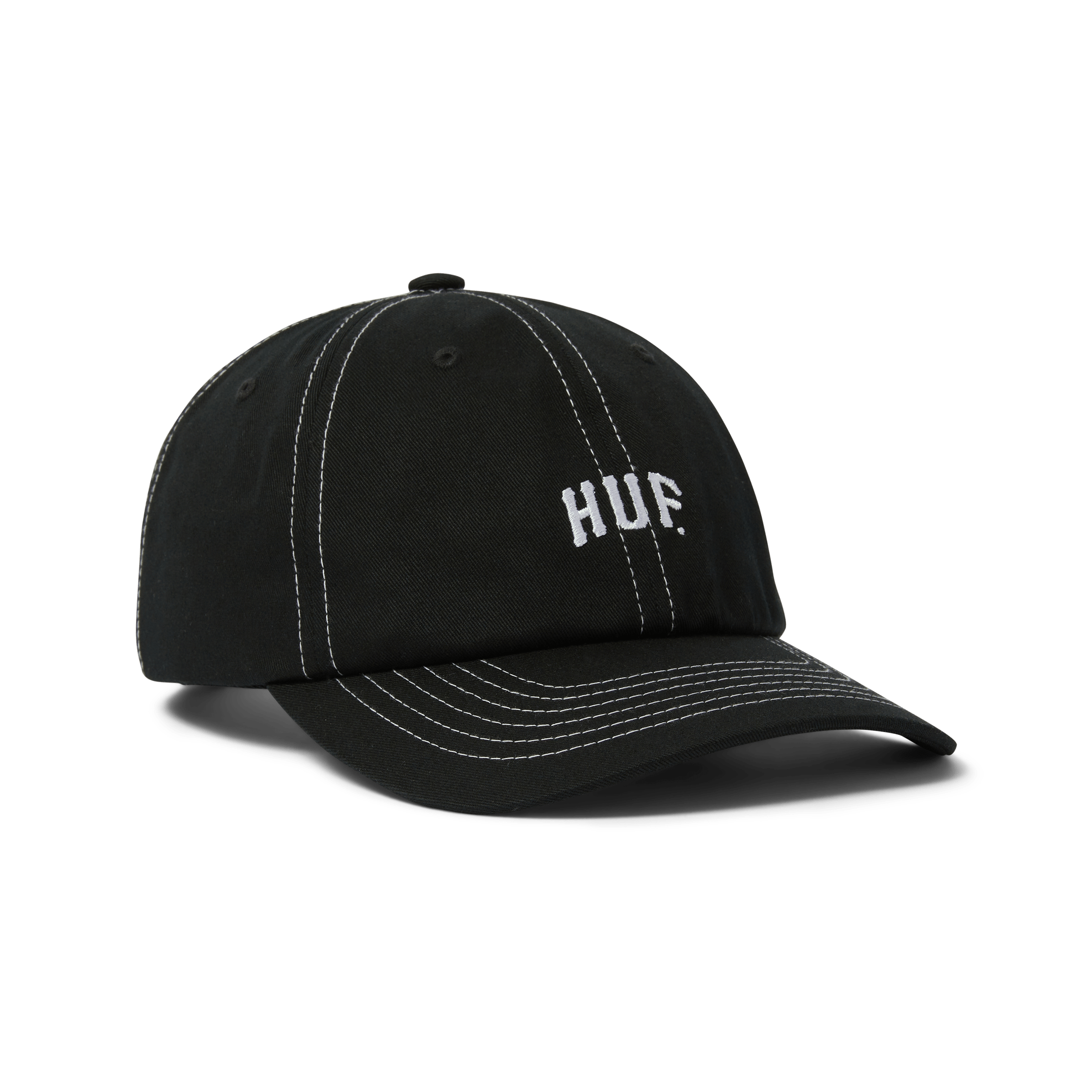 HUF Arch Logo 6 Panel Cv Hat - Black - Kubanna