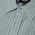 HUF Big Block Striped Shirt - Light Blue - Kubanna