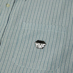 HUF Big Block Striped Shirt - Light Blue - Kubanna