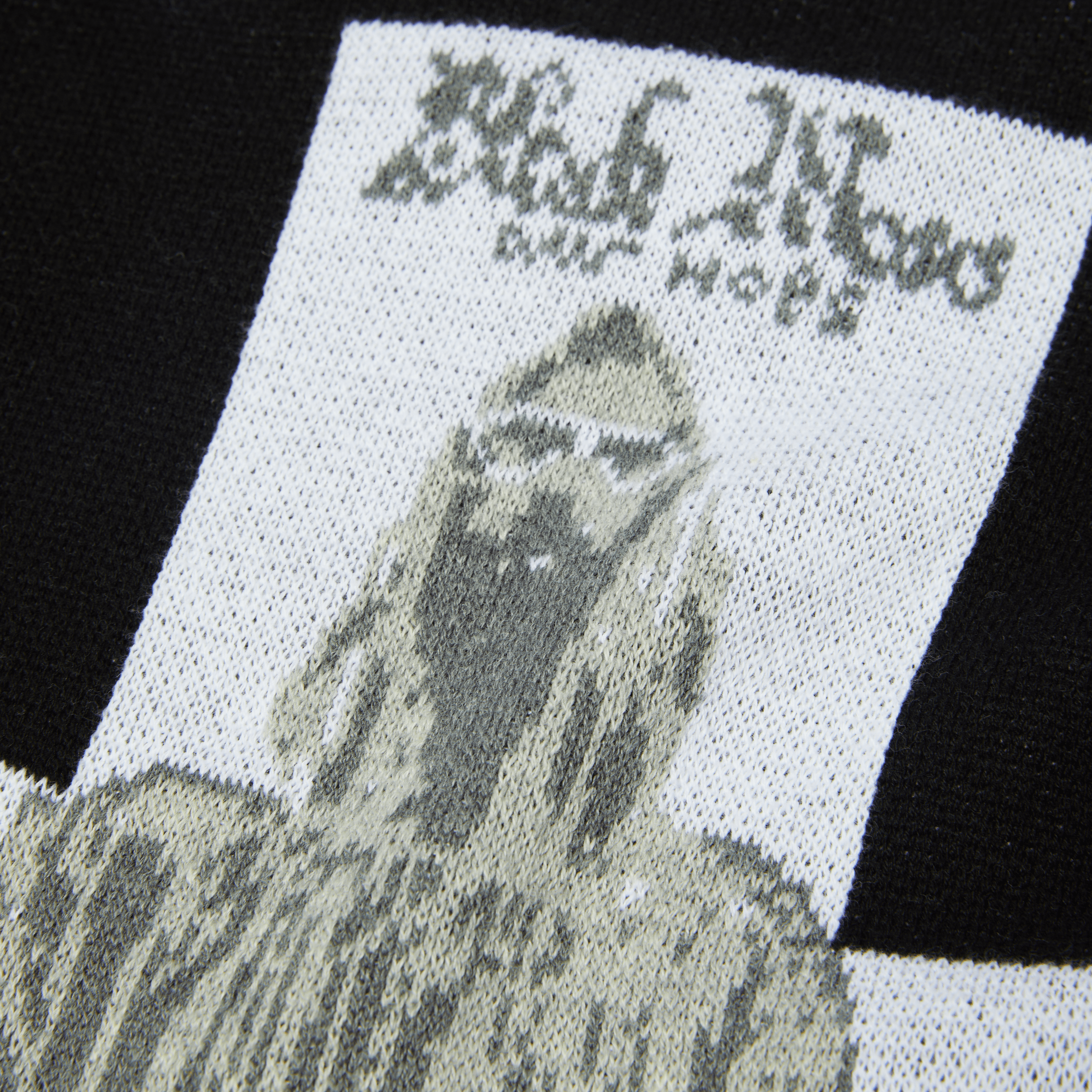 HUF Black Moses Knit Sweater - Black - Kubanna