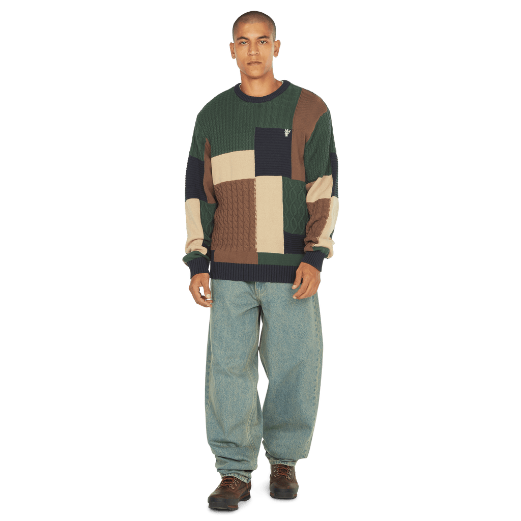 HUF Columbia Cable Knit Sweater - Multi - Kubanna