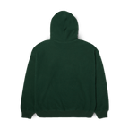 HUF Cracked Arch Inside Out Hoodie - Forest Green - Kubanna