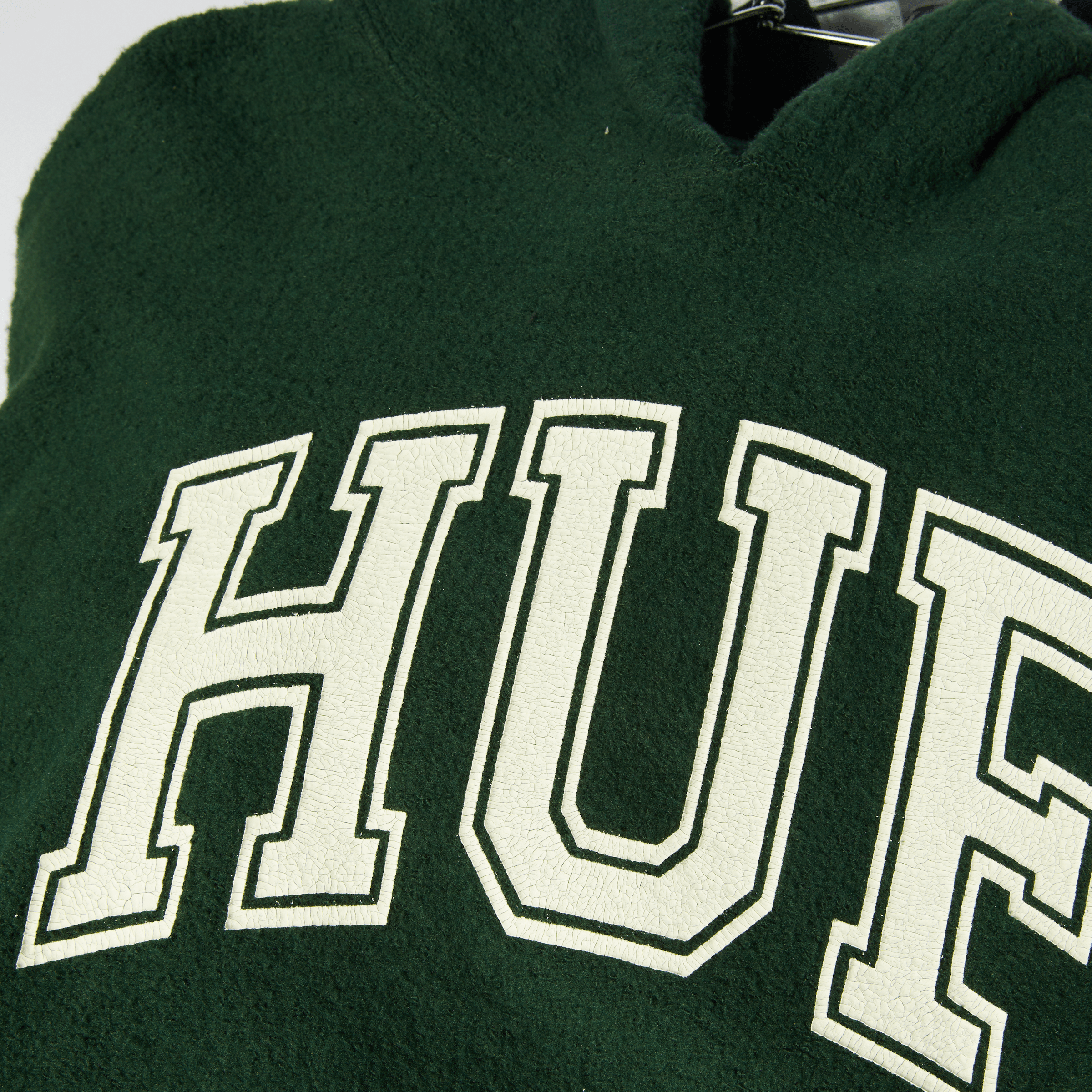 HUF Cracked Arch Inside Out Hoodie - Forest Green - Kubanna
