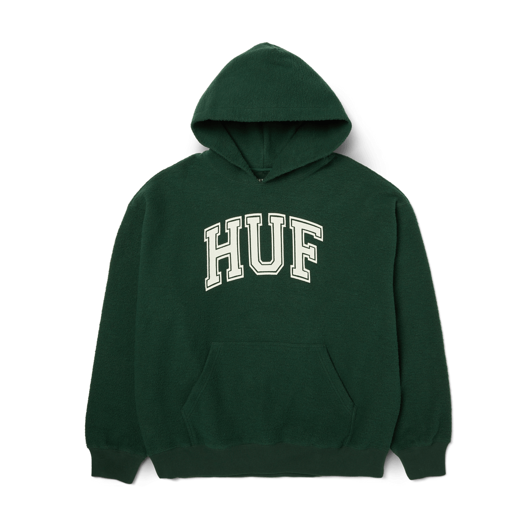HUF Cracked Arch Inside Out Hoodie - Forest Green - Kubanna