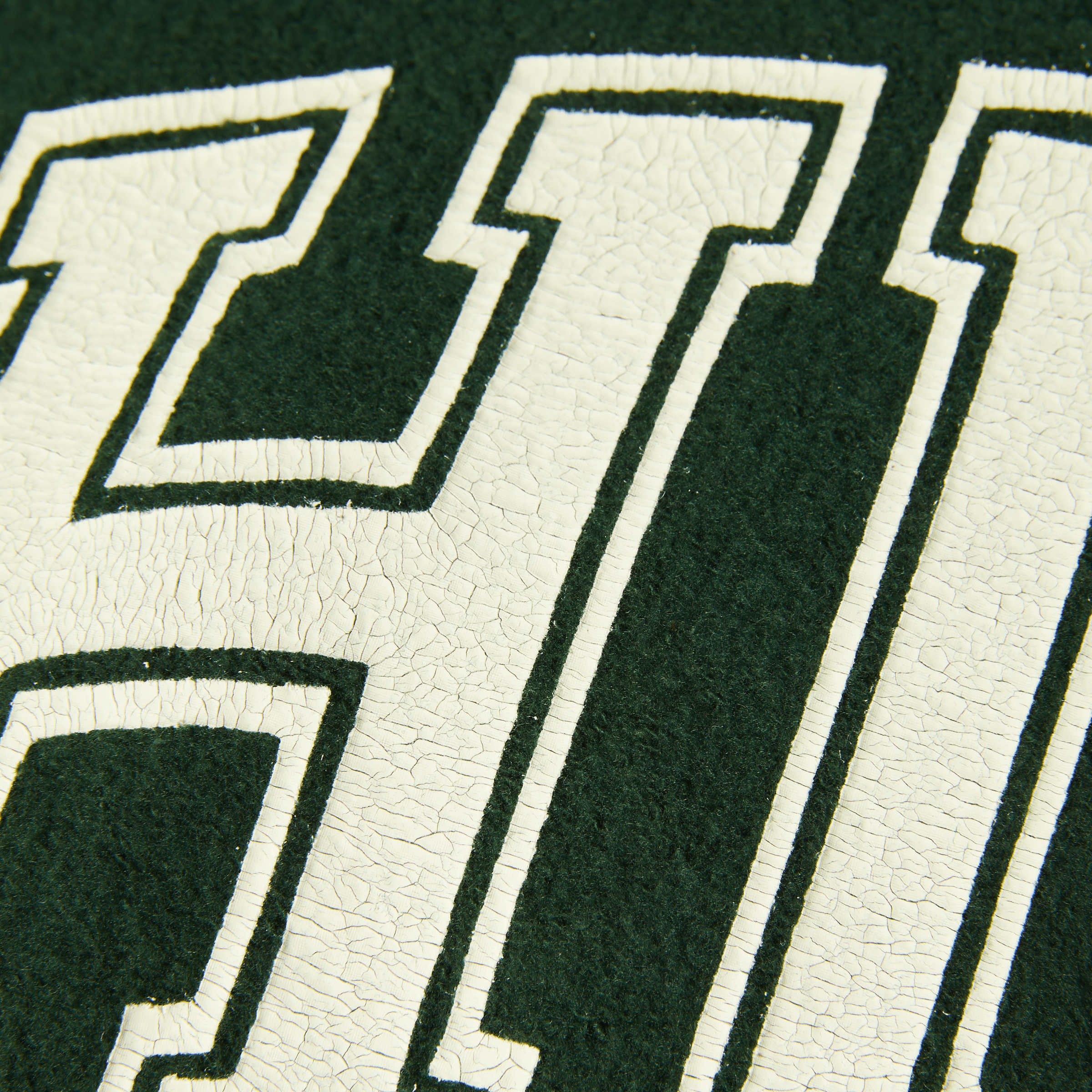 HUF Cracked Arch Inside Out Hoodie - Forest Green - Kubanna