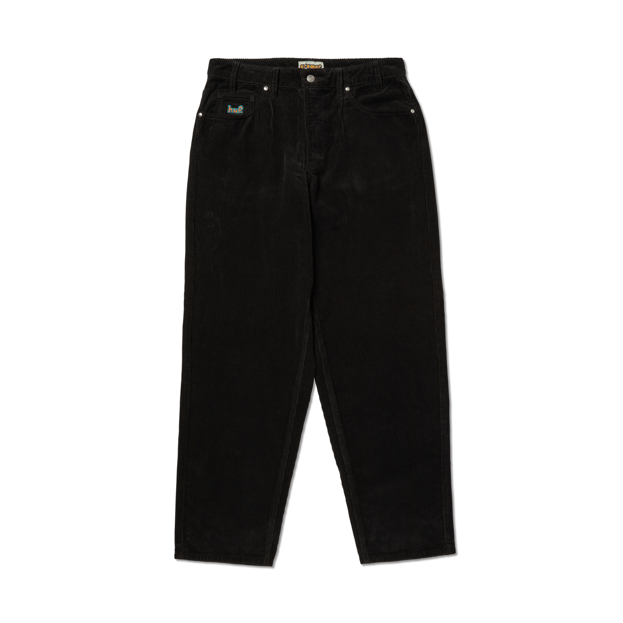 HUF Cromer Corduroy Pant - Black - Kubanna
