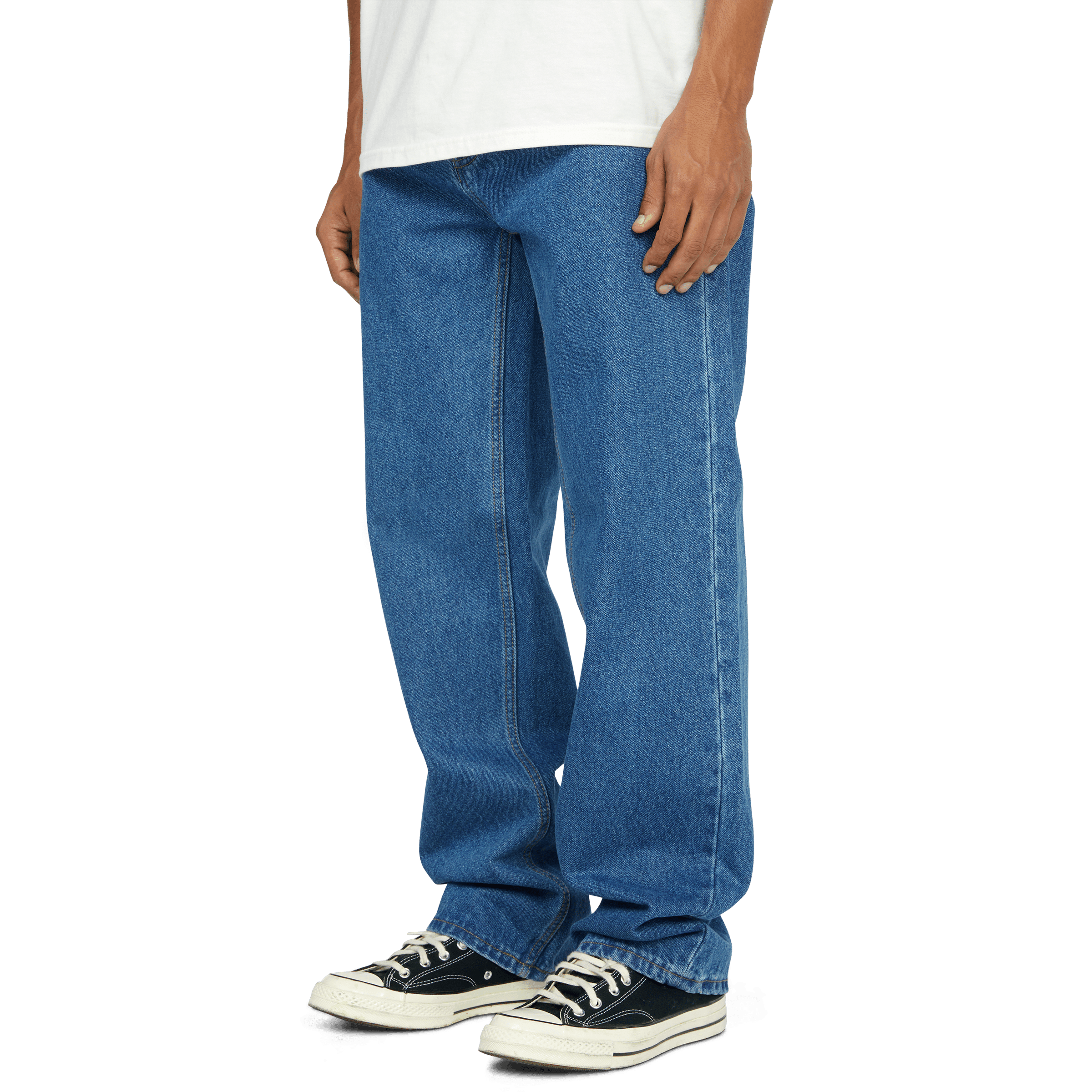 HUF Cromer Pant - Stone Wash Indigo - Kubanna