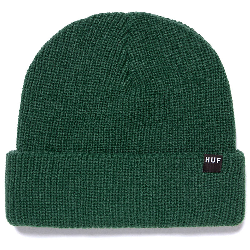 HUF ESSENTIALS USUAL BEANIE - DARK GREEN