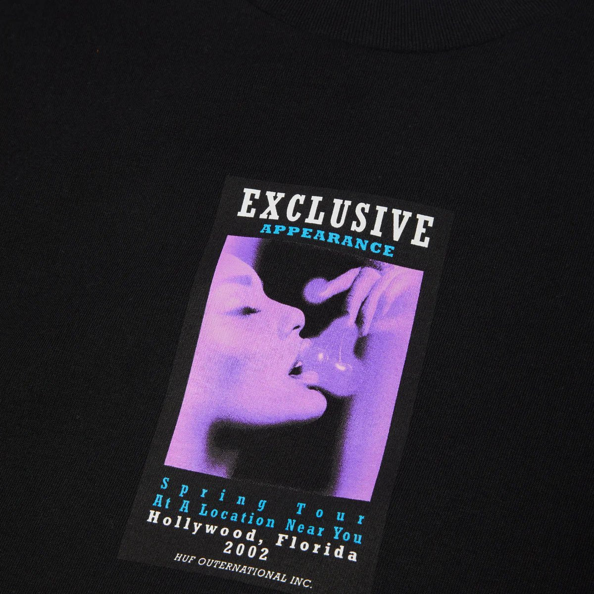 HUF | Exclusive Appearance T-shirt – Black - Kubanna