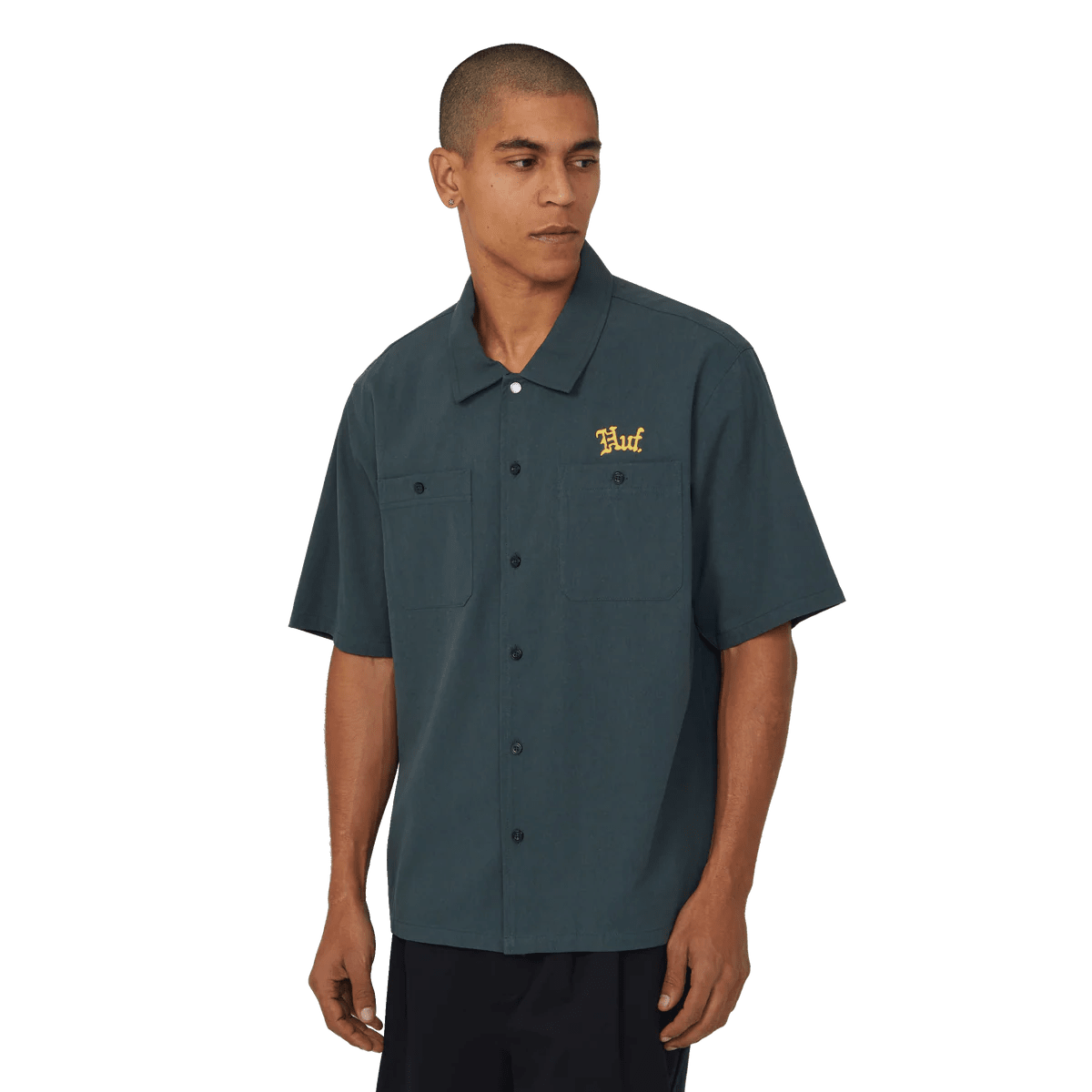 HUF | Fantasies Work Shirt – Marine - Kubanna
