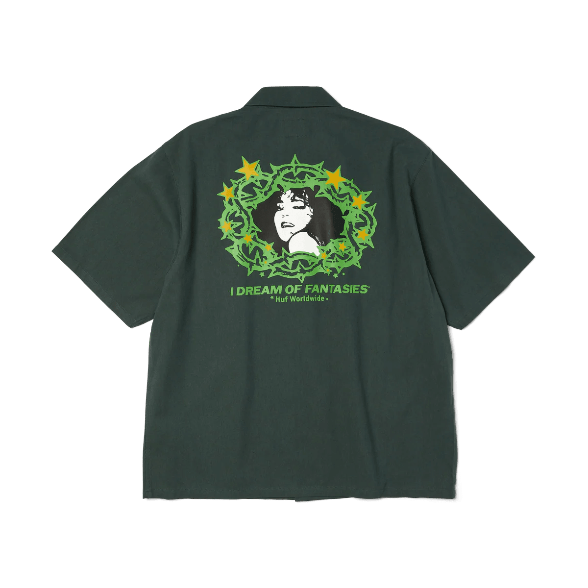 HUF | Fantasies Work Shirt – Marine - Kubanna