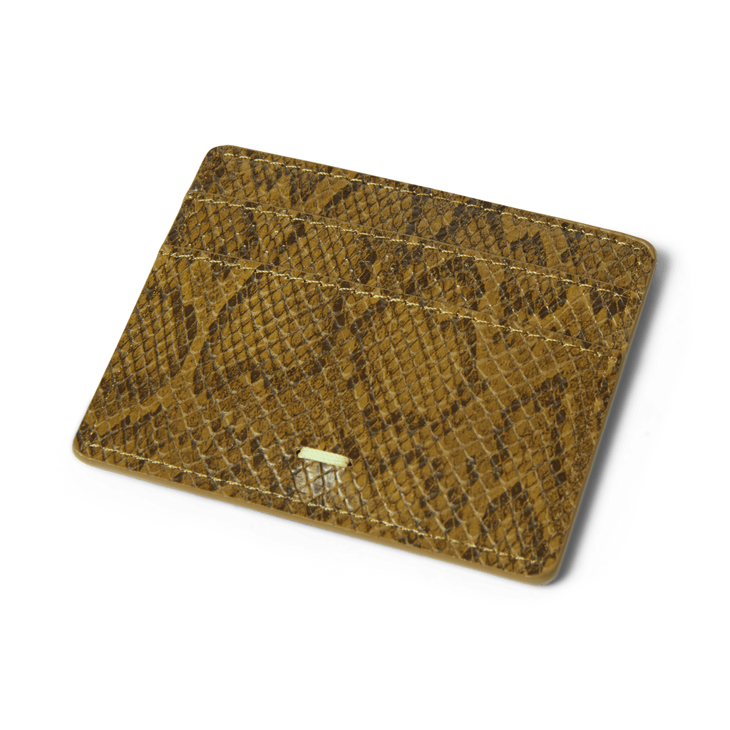 HUF Fuck It Snakeskin Cardholder - Green - Kubanna
