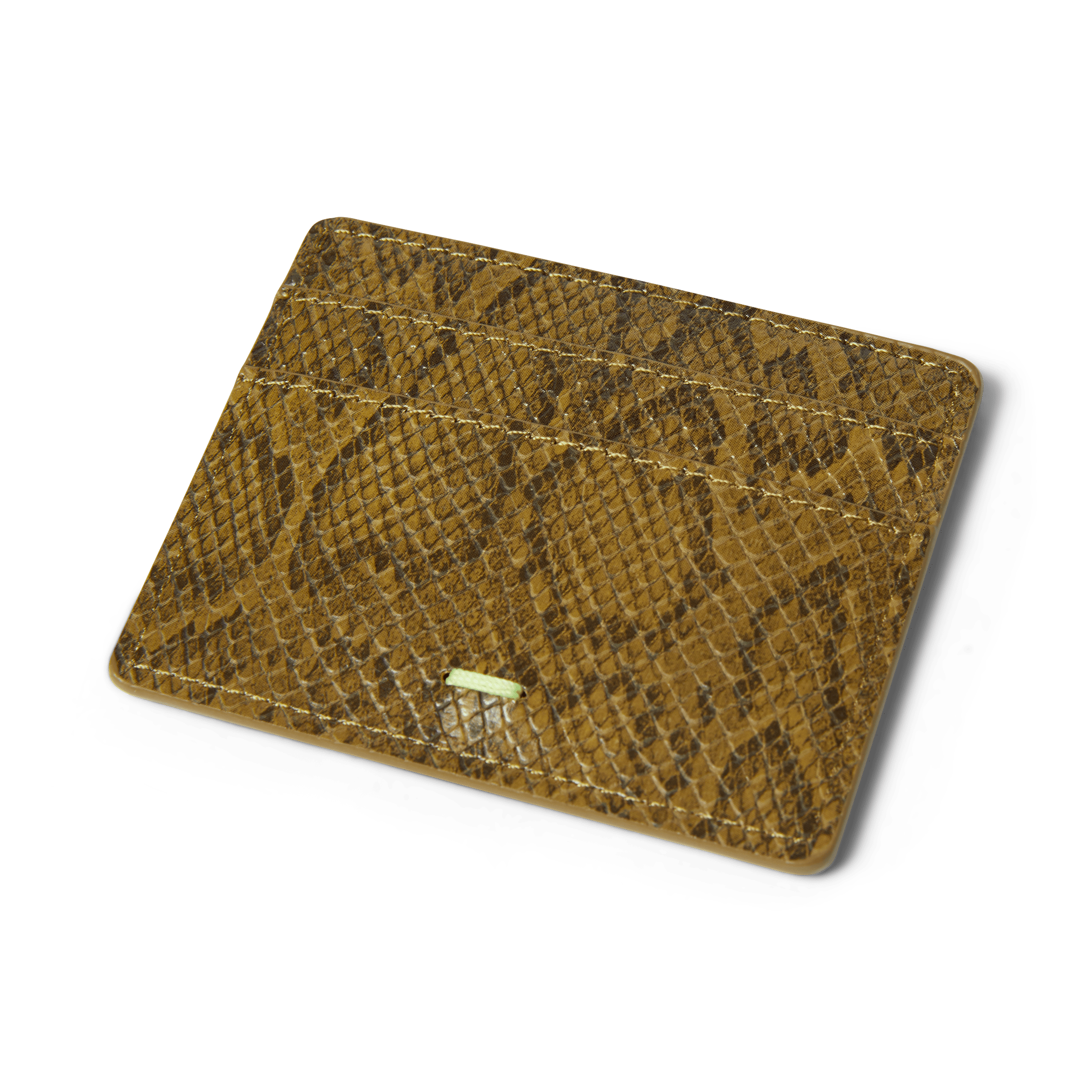 HUF Fuck It Snakeskin Cardholder - Green - Kubanna