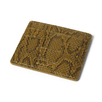 HUF Fuck It Snakeskin Cardholder - Green - Kubanna