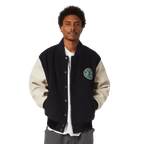 HUF Global Transit Varsity Jacket - Navy - Kubanna