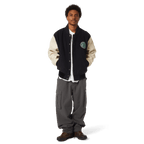 HUF Global Transit Varsity Jacket - Navy - Kubanna