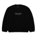 HUF H Dot Polar Fleece Crewneck - Black - Kubanna