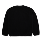 HUF H Dot Polar Fleece Crewneck - Black - Kubanna