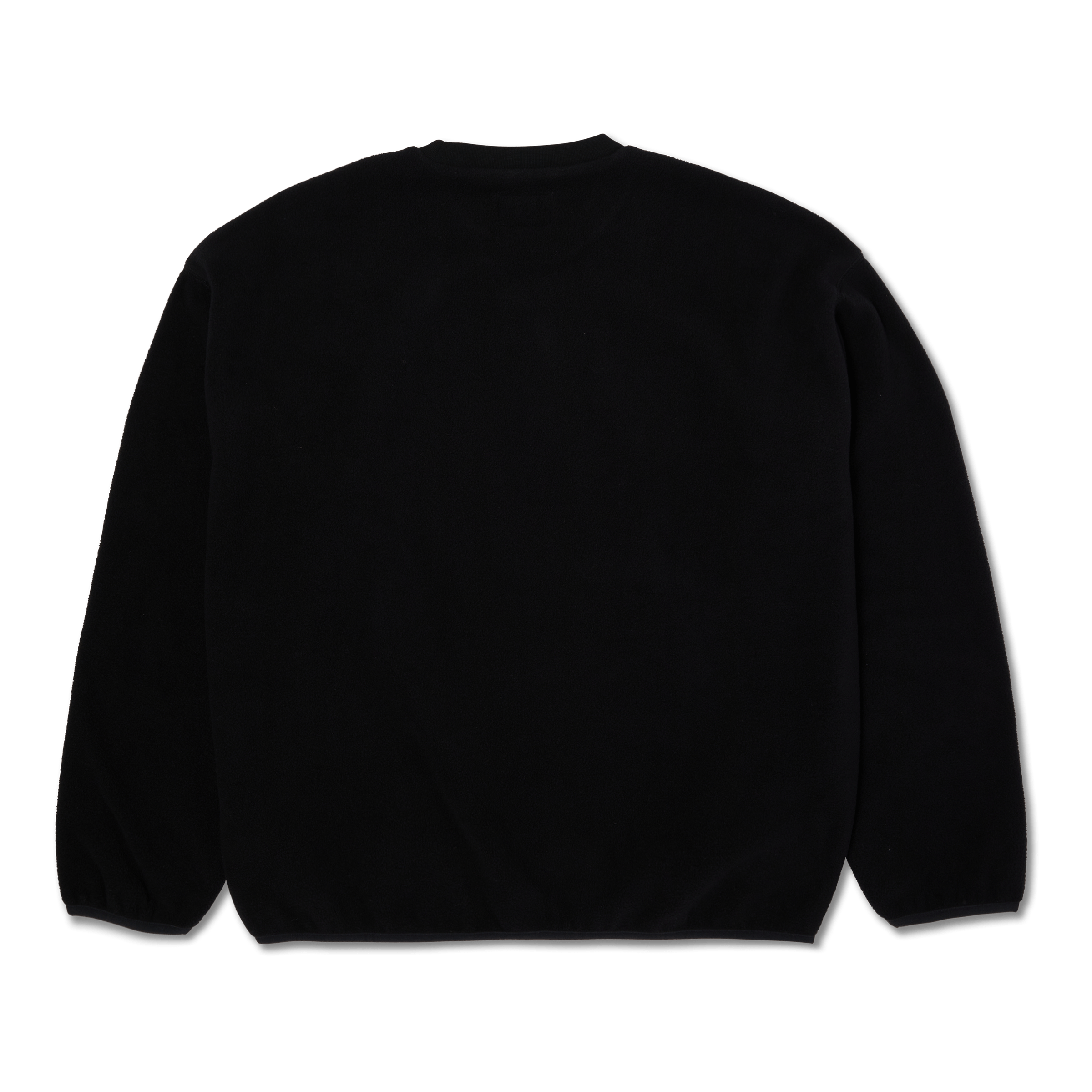 HUF H Dot Polar Fleece Crewneck - Black - Kubanna
