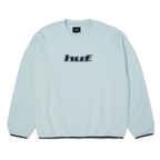 HUF H Dot Polar Fleece Crewneck - Sky - Kubanna