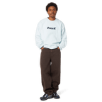HUF H Dot Polar Fleece Crewneck - Sky - Kubanna
